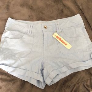 Dollhouse blue shorts